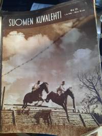 Suomen Kuvalehti 1948 no 41. (9.10.)syksyn hurmaa Lappeenrannassa, Kauttuan kellonsoitto, Jyväskylän lyseo