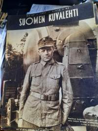 Suomen Kuvalehti 1941 nr 33 matkalla kotiin- Karjalaan, vastahyökkäys on onnistunut, kenttäposti kulkee