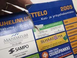Satakunta 2005 -puhelinluettelo 2005, koti- ja yrityshakemisto ja keltaiset sivut