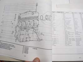 Lada 117, 1118, 1119 Parts Catalogue -varaosaluettelo