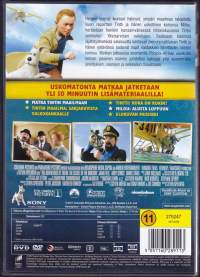 DVD Tintin seikkailut - Yksisarvisen salaisuus, 2011. Jamie Bell, Andy Serkis, Daniel Craig
