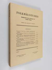 Folkmålsstudier. Meddelanden från Föreningen för nordisk filologi