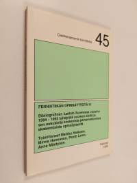 Fennistiikan opinnäytteitä, 3 - Bibliografinen luettelo Suomessa vuosina 1984-1992 tehdyistä suomen kieltä ja sen sukukieliä koskevista painamattomista akateemisi...