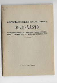 Valtionrautateiden Eläkeläisten -ohjesääntö 1926