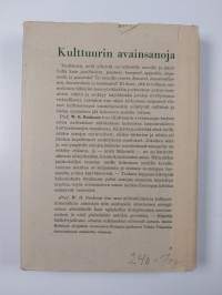 Kulttuurin avainsanoja : miten ne syntyvät ja kehittyvät