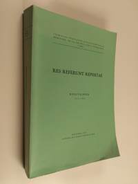 Res Referunt Repertae : Niilo Valonen 1913-1983