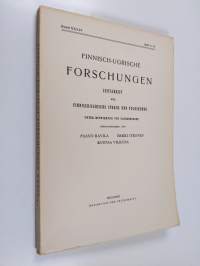 Finnisch-ugrische Forschungen XXXIV, 2-3