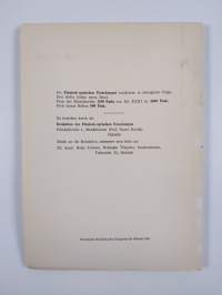 Finnisch-ugrische Forschungen XXXIV, 1