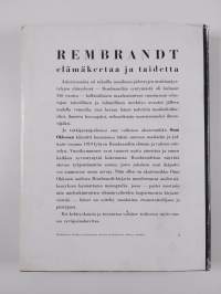 Rembrandt : elämäkertaa ja taidetta