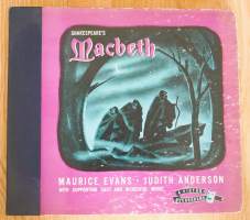 Maurice Evans, Judith Anderson luki MACBETH RCA Victor 78 -levy albumi 5 levyä