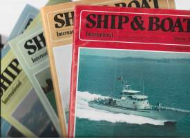 Ship &amp; Boat International 1984 Nov, 1985 Dec, 1986 April,May,June ja October yht 6 lehteä