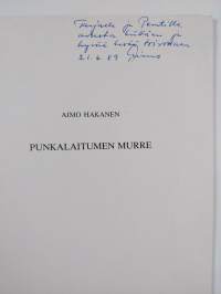 Eripainos teoksesta Punkalaitumen historia 2 : Punkalaitumen murre (tekijän omiste, signeerattu)