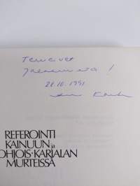 Referointi Kainuun ja Pohjois-Karjalan murteissa (signeerattu)