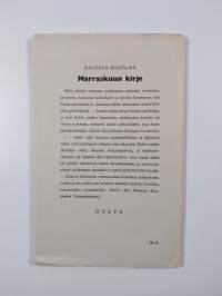 Marraskuun kirje : runoja