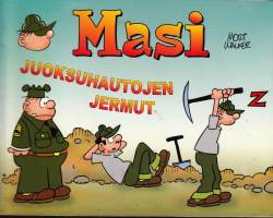 Masi - Juoksuhautojen jermut, 2014. Masi-minialbumi 2/03. Arkistrippejä vuodelta 1974.