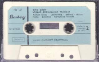 C-kasetti Eino Grön - Laulaa suomalaisia tangoja, 1973.  FDE 137