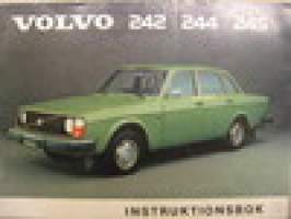 Volvo 242 244 245 instruktionsbok åm. 1975