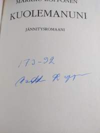 Kuolemanuni : jännitysromaani (signeerattu)