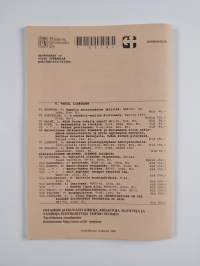 Kirjojen postimyyntiluettelo n:o 34 : talvi 2001