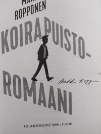 Koirapuistoromaani (signeerattu)