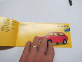 Fiat - Taskutietoa Fiat-autoista -myyntiesite / brochure