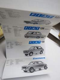 Fiat - Fiat mallisto esittäytyy -myyntiesite / brochure