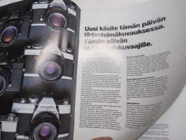 Minolta 35 mm järjestelmäkamerat -myyntiesite