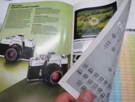 Minolta 35 mm järjestelmäkamerat -myyntiesite