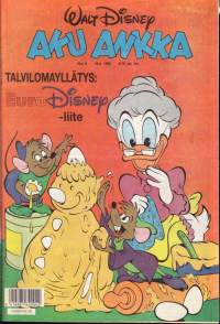 Aku Ankka 1992 N:o 8 (19.2.1992). Talvilomayllätys: EuroDisney -liite