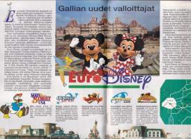 Aku Ankka 1992 N:o 8 (19.2.1992). Talvilomayllätys: EuroDisney -liite