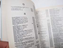 Parainen puhelinluettelo / Pargas telefonkatalog 1994