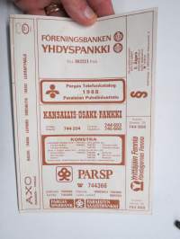 Parainen puhelinluettelo / Pargas telefonkatalog 1988