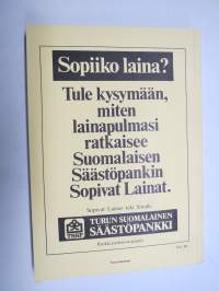 Turun kaupungin kunnallisverokalenteri 1981 vuoden 1980 tuloista