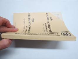 Turun kaupungin kunnallisverokalenteri 1977 vuoden 1976 tuloista
