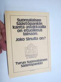 Turun kaupungin kunnallisverokalenteri 1977 vuoden 1976 tuloista