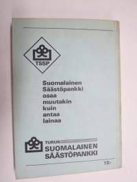 Turun kaupungin kunnallisverokalenteri 1973 vuoden 1972 tuloista