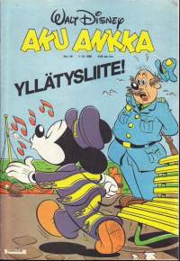 Aku Ankka 1986 N:o 40 (1.10.1986). Yllätysliite: Aku Ankka pähkinöitä. Vastauksia täydennetty