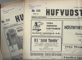 Huvudstadsbladet  5-6.9.  1939 yht 2 lehteä