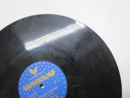 Fonogram Barnparaden Bp 3 - Jag heter Pippi Långstrump (solistina Viveca Serlachius) / Hej, vad vindarna tjuter -savikiekkoäänilevy / 78 rpm record