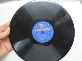 Fonogram Barnparaden Bp 3 - Jag heter Pippi Långstrump (solistina Viveca Serlachius) / Hej, vad vindarna tjuter -savikiekkoäänilevy / 78 rpm record