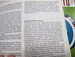 Talo ja Koti -kirjasarja osat 1-8, täydellinen sarja - yleistajuinen johdatus 1970-luvun pientalorakentamiseen (silloisine virheineen!), runsas kuvitus, mainoksia