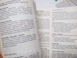 Talo ja Koti -kirjasarja osat 1-8, täydellinen sarja - yleistajuinen johdatus 1970-luvun pientalorakentamiseen (silloisine virheineen!), runsas kuvitus, mainoksia