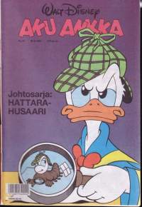 Aku Ankka 1992 N:o 44 (81.10.1992).Johtosarja: Hattara-Husaari