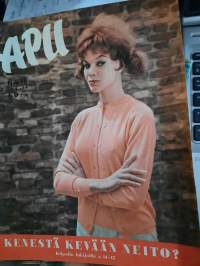 Apu 1959 nr 16 (18.4.) kenestä kevään neito?, Sophia Loren, Wienin viemäripoliisi
