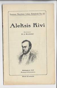 Aleksis Kivi / O J Brummer  1915    19 sivua