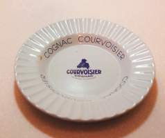 Courvoisier Cognac  mainos tuhkakuppi posliinia  Arabia  17x3 cm