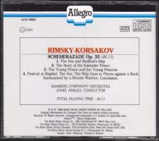 CD Rimsky-Korsakov - Scheherazade, Op. 35, 1988. ACD 8033.