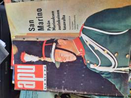 Apu 1961 nr 20 (20.5.) San Marino Pyhän Marinuksen aurinkoinen tasavalta, Eläintarhan ajot, Turun ylioppilaiden lahja