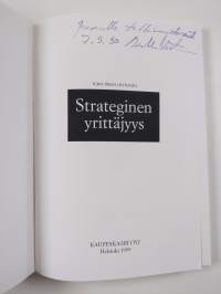 Strateginen yrittäjyys (signeerattu, tekijän omiste)