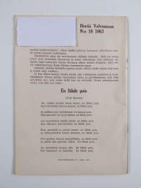 Herää valvomaan! 10/1963